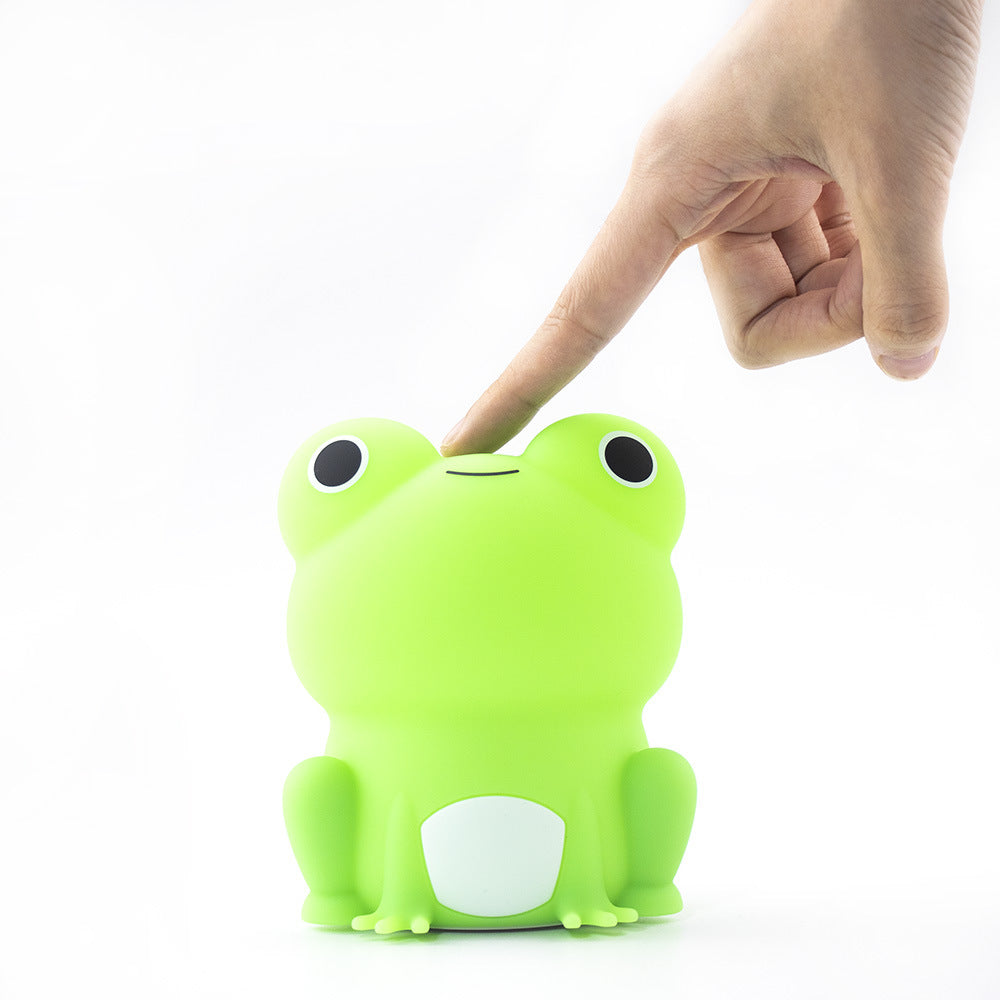 LumiPuffs® Hops – Cozy Frog Silicone Night Lamp