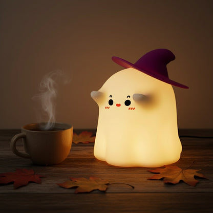 LumiPuffs® BooBoo the Ghost – Silicone Night Lamp