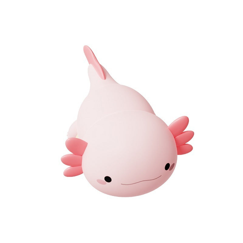 LumiPuffs® Luma the Axolotl – Silicone Night Lamp
