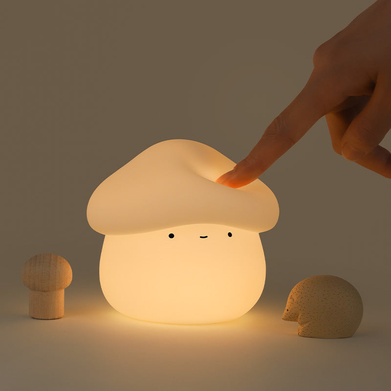 LumiPuffs® Shroomie the Mushroom – Silicone Night Lamp